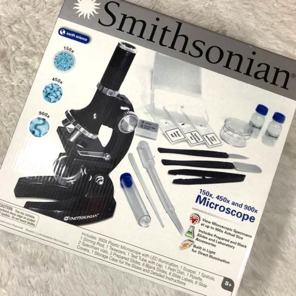 Smithsonian NSI 150x/450x/900x Microscope Kit - Picture 1 of 16
